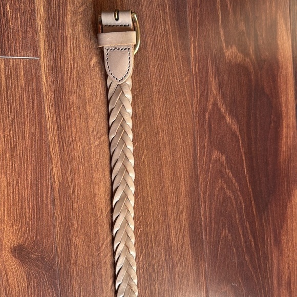 J CREW Braided Leather Belt Size XS/S - Picture 7 of 9